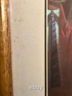 Justin Bua Salon De Billar Custom FRAMED African American Pool Hall Billiards