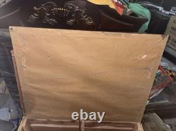 Justin Bua Salon De Billar Custom FRAMED African American Pool Hall Billiards