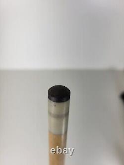 KC Custom pool cue stick 19 oz, 58, inlaid 4 index rings rosewood/ebony