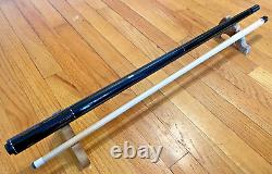 Keith Josey Custom Cues Ebony Pool Cue, Radial Pin, 19.25oz, 12.75mm Kamui Soft