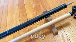 Keith Josey Custom Cues Ebony Pool Cue, Radial Pin, 19.25oz, 12.75mm Kamui Soft