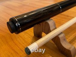 Keith Josey Custom Cues Ebony Pool Cue, Radial Pin, 19.25oz, 12.75mm Kamui Soft