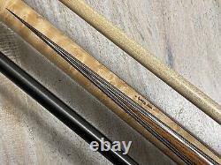 Keith Josey Custom Pool Cue 2011 Sharp Points 9-VENEERS One Of A Kind