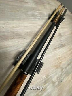 Keith Josey Custom Pool Cue 2011 Sharp Points 9-VENEERS One Of A Kind