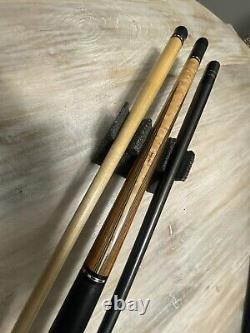 Keith Josey Custom Pool Cue 2011 Sharp Points 9-VENEERS One Of A Kind