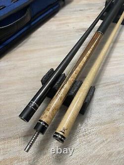 Keith Josey Custom Pool Cue 2011 Sharp Points 9-VENEERS One Of A Kind