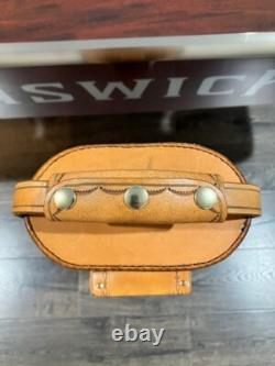 King 3x6 Custom Hair on Cowhide Leather Pool Cue Case