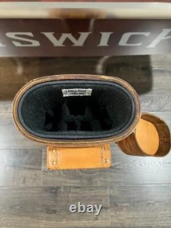King 3x6 Custom Hair on Cowhide Leather Pool Cue Case