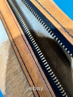 King 3x6 Custom Hair on Cowhide Leather Pool Cue Case