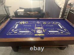 LSU Custom Pool Table Brunswick Metalist