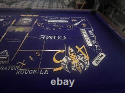 LSU Custom Pool Table Brunswick Metalist