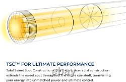 LUCASI Custom Hybrid LHC98 Professional Billiards Pool Cue Stick Low Deflection