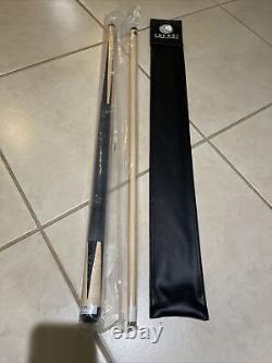 LUCASI LUX 48 CUSTOM 2 Piece POOL CUE 19 oz withCarrying Bag NEW