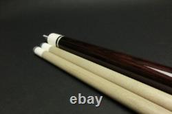 Lambros 2000 Cocobolo Straight Pool Cue 2 Shafts Custom Used Condition
