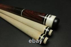 Lambros 2000 Cocobolo Straight Pool Cue 2 Shafts Custom Used Condition