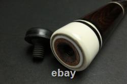 Lambros 2000 Cocobolo Straight Pool Cue 2 Shafts Custom Used Condition