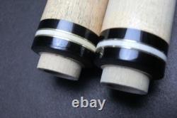 Lambros 2000 Cocobolo Straight Pool Cue 2 Shafts Custom Used Condition