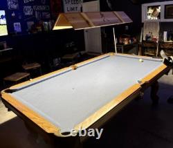 Led Custom Pool Table Poker Billiards Wood Light with Your Name Company Logo