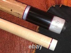 Lenny Stouffer LS3 Custom 59 Pool Cue. Ambrosia Maple & Ebony