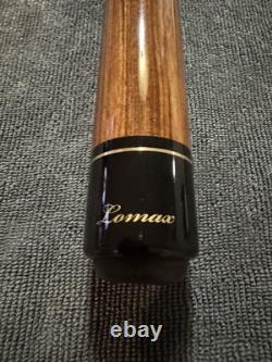 Lomax Custom Pool Cue, Beautiful, Exotic Wood- 2 Shafts, 12.8mm, Leather Wrap