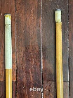 Lot 3 vtg 1970s THE HUSTLER LINE Custom POOL Billiards CUE stick 57 20oz 19oz