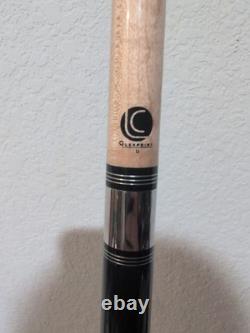 Lucasi Custom 58 Pool Cue Stick Wood Ivory Wrap Uni-Loc Flexpoint WithCase 1303