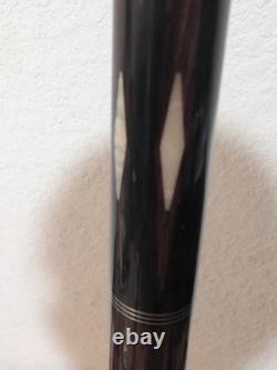Lucasi Custom 58 Pool Cue Stick Wood Ivory Wrap Uni-Loc Flexpoint WithCase 1303