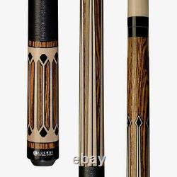 Lucasi Custom Billiards Pool Cue Stick Curly Maple Bocote Irish linen Wrap LZC35