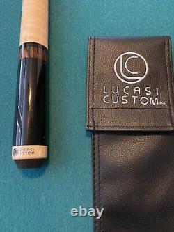 Lucasi Custom LZC12 Pool Cue Stick Leather Case Zero Flex Low Deflection Shaft