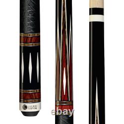 Lucasi Custom LZC39 Midnight Black/Bocote/Rengas/Bone Points Pool/Billiard Cue