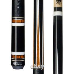 Lucasi Custom LZSE2 Midnight Black/Bocote Rings & Points Pool/Billiard Cue Stick