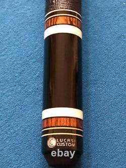 Lucasi Custom LZSE2 Pool Cue with Leather Wrap