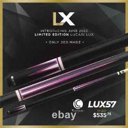 Lucasi Custom Pool Cue With Zero Flexpoint Shaft Model LUX57 Only 200 Made