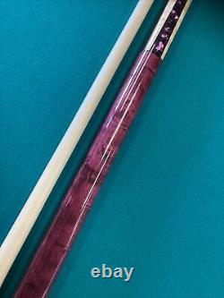 Lucasi Custom Purple Crush Birdseye Maple Billiards Pool Cue Stick 18-21 LZC17