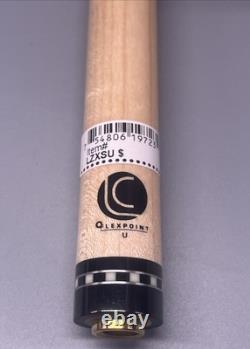 Lucasi Custom Zero Flexpoint Uniloc 12.75mm Pool Cue Stick Shaft, Checkered Ring