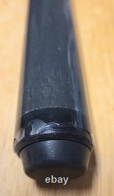 Lucasi Customs Cocobolo 50 with Flames + Leather Pool Cue & Annihilator 3pc Stick