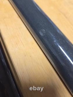 Lucasi Customs Cocobolo 50 with Flames + Leather Pool Cue & Annihilator 3pc Stick