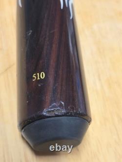 Lucasi Customs Cocobolo 50 with Flames + Leather Pool Cue & Annihilator 3pc Stick