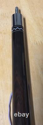 Lucasi Customs Cocobolo 50 with Flames + Leather Pool Cue & Annihilator 3pc Stick