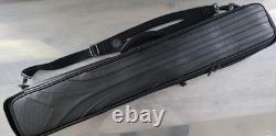 Lucasi Customs Pool Cue 4x8 Soft Case, Black, withCarrying Strap, BRAND NEW