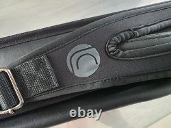 Lucasi Customs Pool Cue 4x8 Soft Case, Black, withCarrying Strap, BRAND NEW
