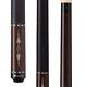 Lucasi Lzc61 Custom Black Palm & Bocote/white Recon Cue With Black Linen Wrap