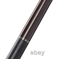 Lucasi LZC61 Custom Black Palm & Bocote/White Recon Cue with Black Linen Wrap