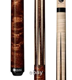 Lucasi LZSP2 Custom Walnut Stained Maple Sneaky Pete Wrapless Cue