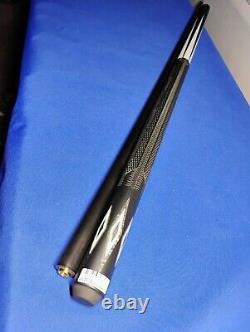 Lucasi Pool Cue Custom LUX P1 + Jacoby Black V4 Carbon Second 18.80oz 12.30mm