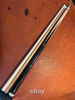 Mark Lund Alamo Custom Pool Cue. Wrap-less Cue. One Maple & One Kielwood Shaft