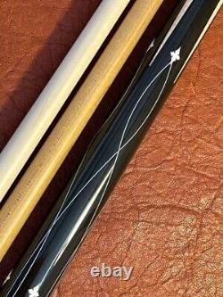 Mark Lund Alamo Custom Pool Cue. Wrap-less Cue. One Maple & One Kielwood Shaft