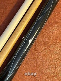 Mark Lund Alamo Custom Pool Cue. Wrap-less Cue. One Maple & One Kielwood Shaft