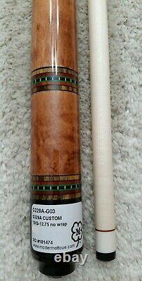 McDermott G229 CUSTOM Wrapless Pool Cue withG-Core Shaft, FREE HARD CASE(light ac)