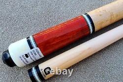 McDermott G230 Pool Cue, Custom Colorado Red Stain & Birdseye Maple, Wrapless